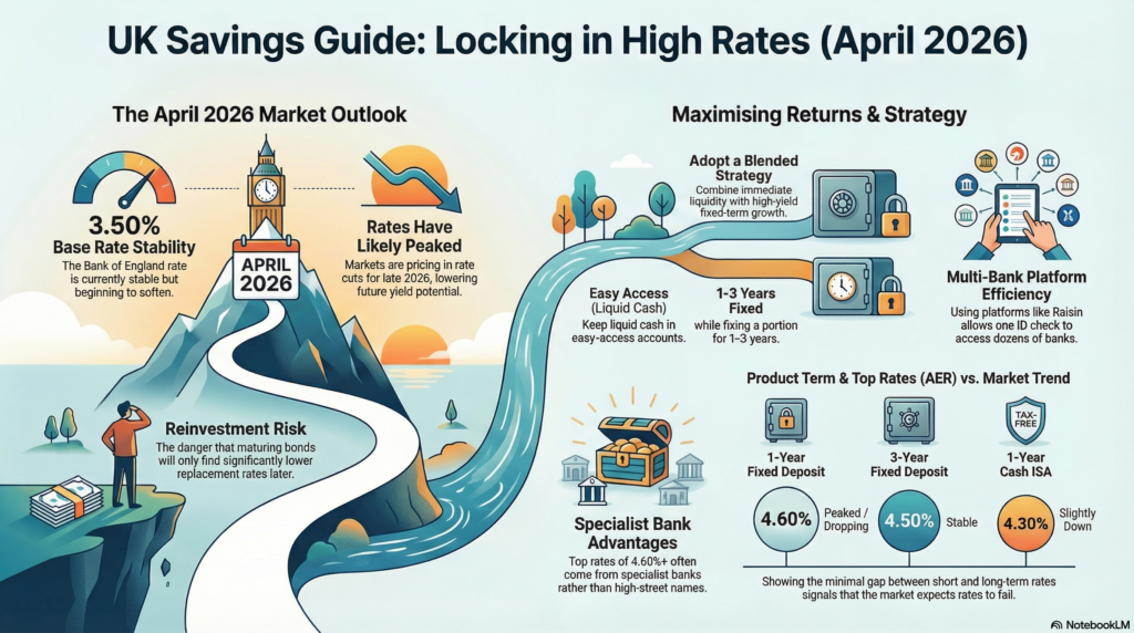 Best Cash ISA, Savings & Fixed Deposit Rates UK – April 2026